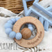 SOLAR Silicone and Beech Wood Teether **Sample Sale**