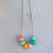 OLIVIA Silicone on Stainless Chain Necklace - Necklaces - ONE.CHEW.THREE Boutique teething, modern accessories