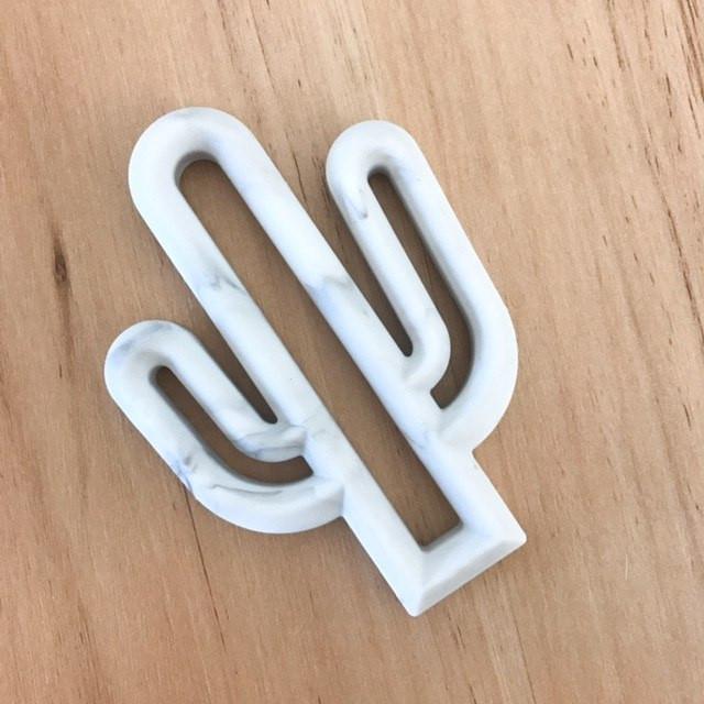 CACTUS POP Silicone Teether - Teethers - ONE.CHEW.THREE Boutique teething, modern accessories