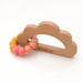 CLOUD Silicone and Beech Wood Teether - Teethers - ONE.CHEW.THREE Boutique teething, modern accessories