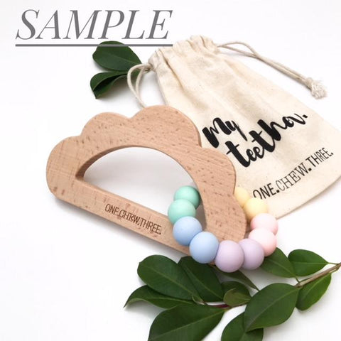ONE.CHEW.THREE Non-toxic, food grade silicone necklaces and teethers