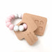 KEYS TO MY HEART Silicone and Beech Wood Teether **Sample Sale** - Teethers - ONE.CHEW.THREE Boutique teething, modern accessories