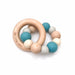 NATURALS Silicone and Beech Wood Teether - Teethers - ONE.CHEW.THREE Boutique teething, modern accessories