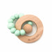 SOLAR Silicone and Beech Wood Teether **Sample Sale** - Teethers - ONE.CHEW.THREE Boutique teething, modern accessories