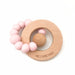 SOLAR Silicone and Beech Wood Teether **Sample Sale** - Teethers - ONE.CHEW.THREE Boutique teething, modern accessories