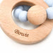 Baby's First Christmas Silicone and Beech Wood Teether - Teethers - ONE.CHEW.THREE Boutique teething, modern accessories