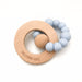 SOLAR Silicone and Beech Wood Teether **Sample Sale** - Teethers - ONE.CHEW.THREE Boutique teething, modern accessories