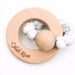 SOLAR Silicone and Beech Wood Teether **Sample Sale** - Teethers - ONE.CHEW.THREE Boutique teething, modern accessories