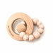 SOLAR Silicone and Beech Wood Teether **Sample Sale** - Teethers - ONE.CHEW.THREE Boutique teething, modern accessories