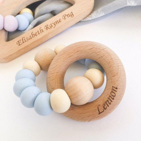 X PERSONALISE MY TEETHER (Laser Engraving Service) - Teethers - ONE.CHEW.THREE Boutique teething, modern accessories